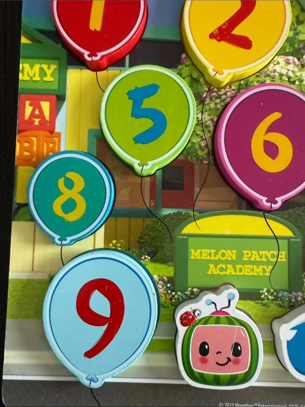 Great Cocomelon Bundle!  Wooden Number & Vehicle Puzzles - Colorful!